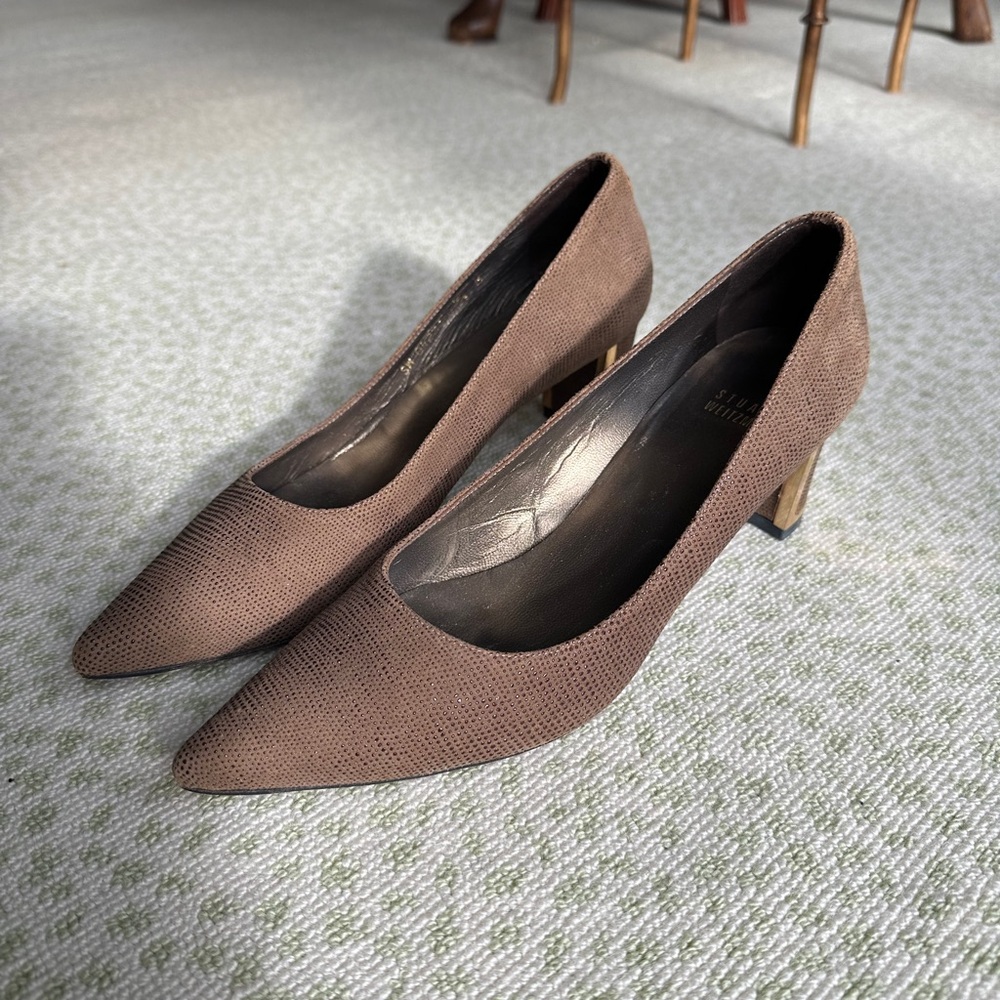 Stuart Weitzman Laney Pumps Taupe Size 7.5